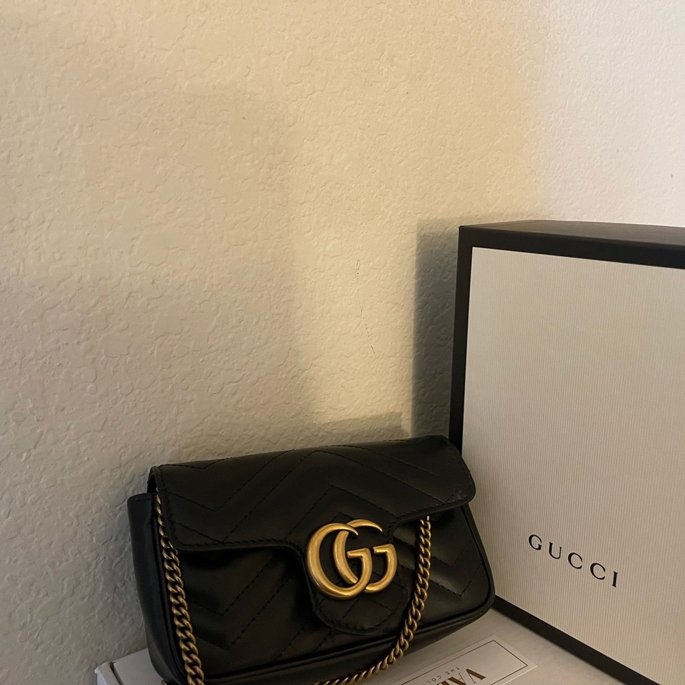 Authetic Gucci Marmont super mini bag - Picture 5 of 5